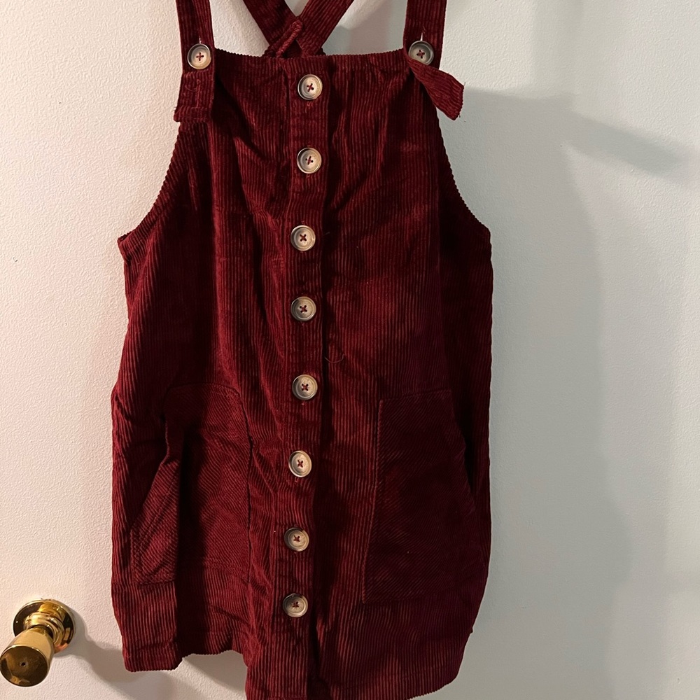 Corduroy overalls